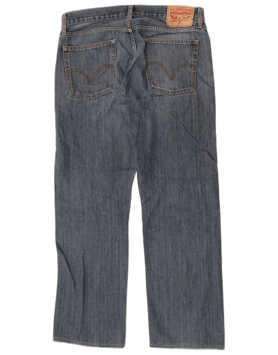 Мужские прямые джинсы Levi's 514 W36 L31 синие, хлопок