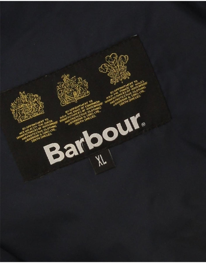 Мужская стеганая куртка Barbour UK 42 XL темно-синяя