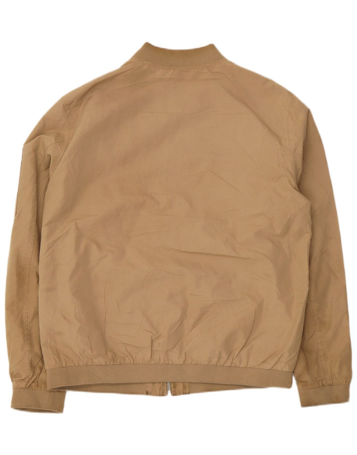 Мужская куртка-бомбер Jack & Jones UK 42 XL бежевый полиэстер