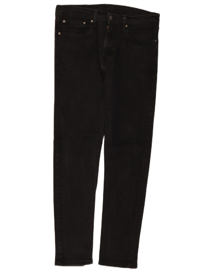 Мужские зауженные джинсы Levi's 512 W34 L32 черные