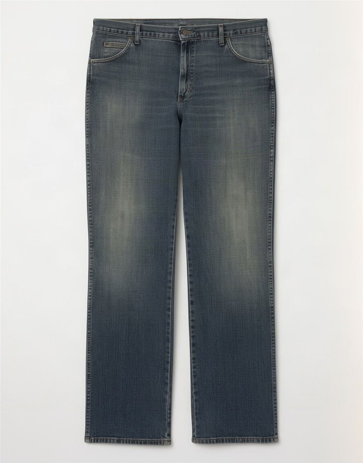 Мужские джинсы Bootcut Wrangler W38 L34 синие, хлопок