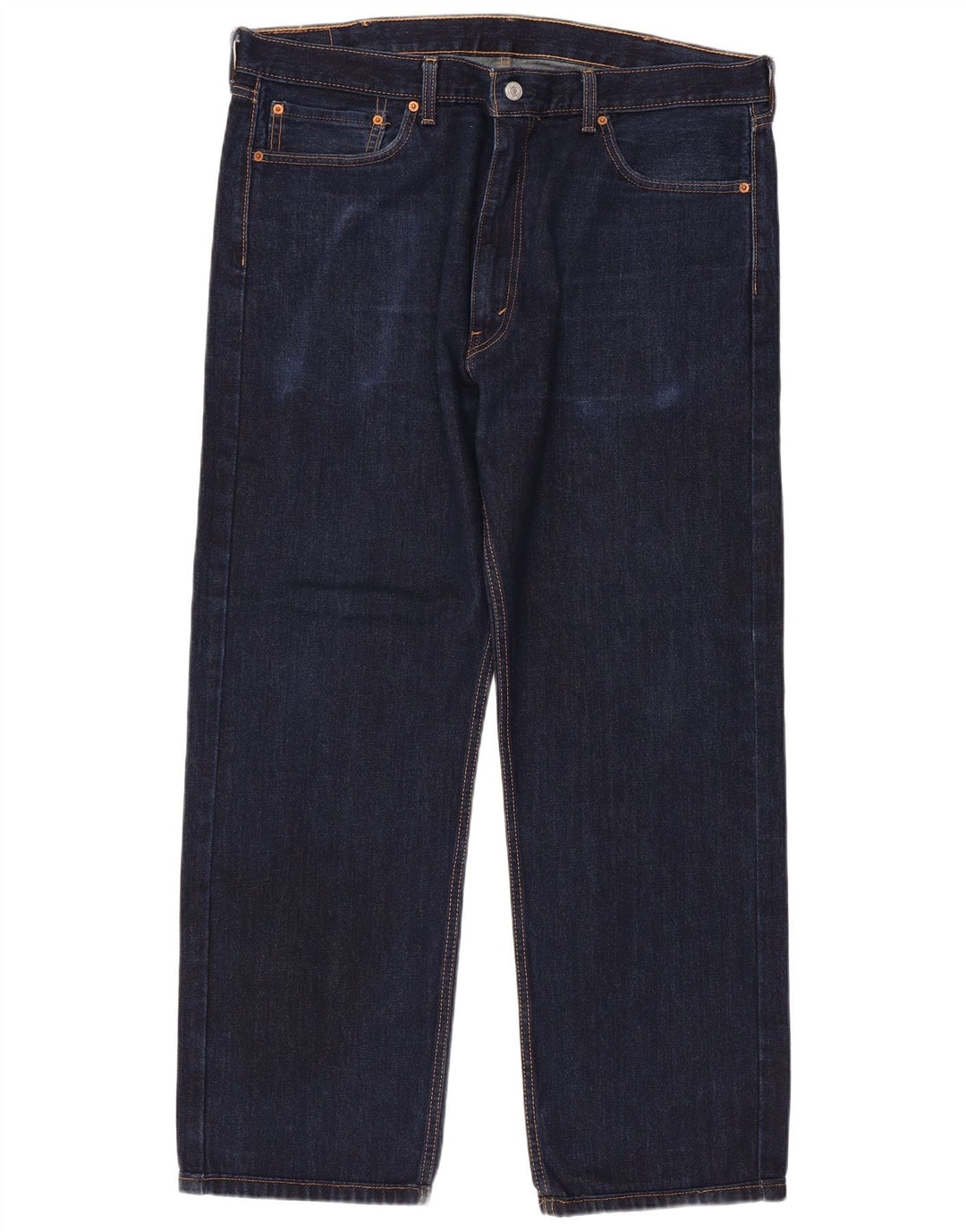Мужские прямые джинсы Levi's 505 W40 L29 темно-синие, хлопок