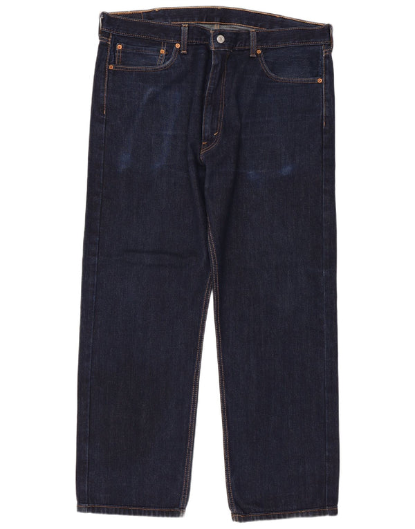 Мужские прямые джинсы Levi's 505 W40 L29 темно-синие, хлопок