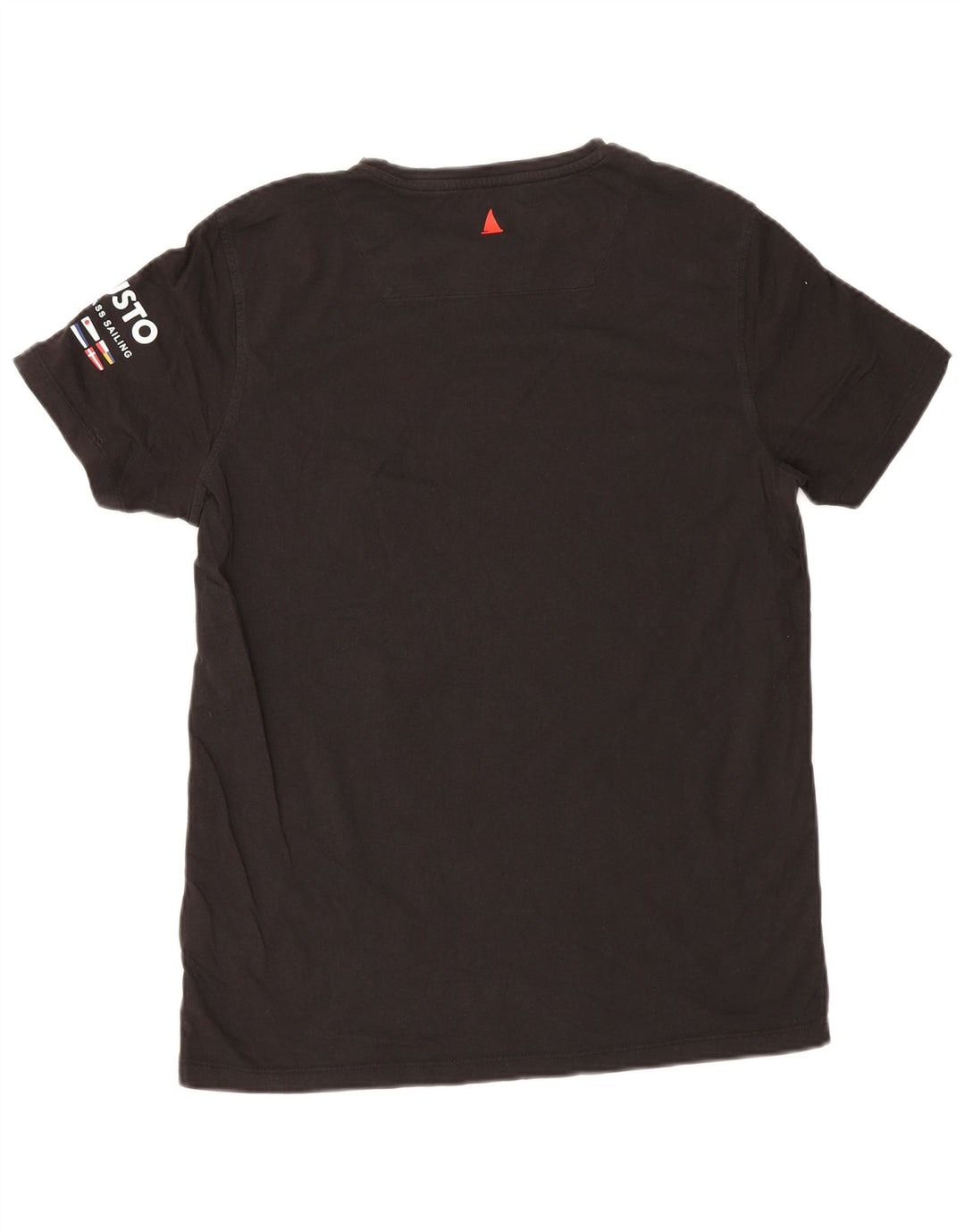 Мужская футболка с рисунком Musto Top Medium Black Cotton