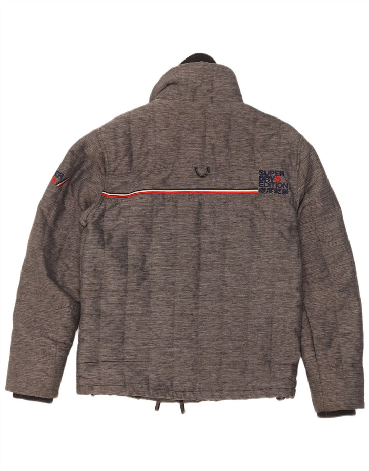 Мужская ветровка Superdry The Windcheater UK 38, средний серый в крапинку