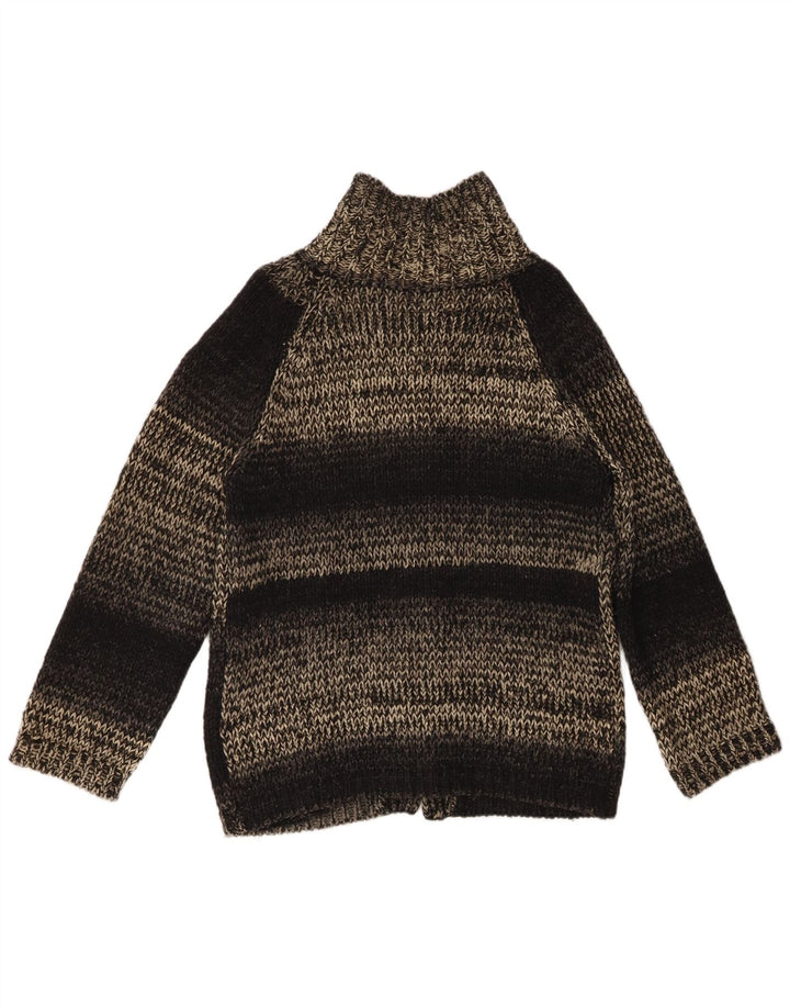 Винтажная мужская шерсть среднего размера черного цвета в крапинку