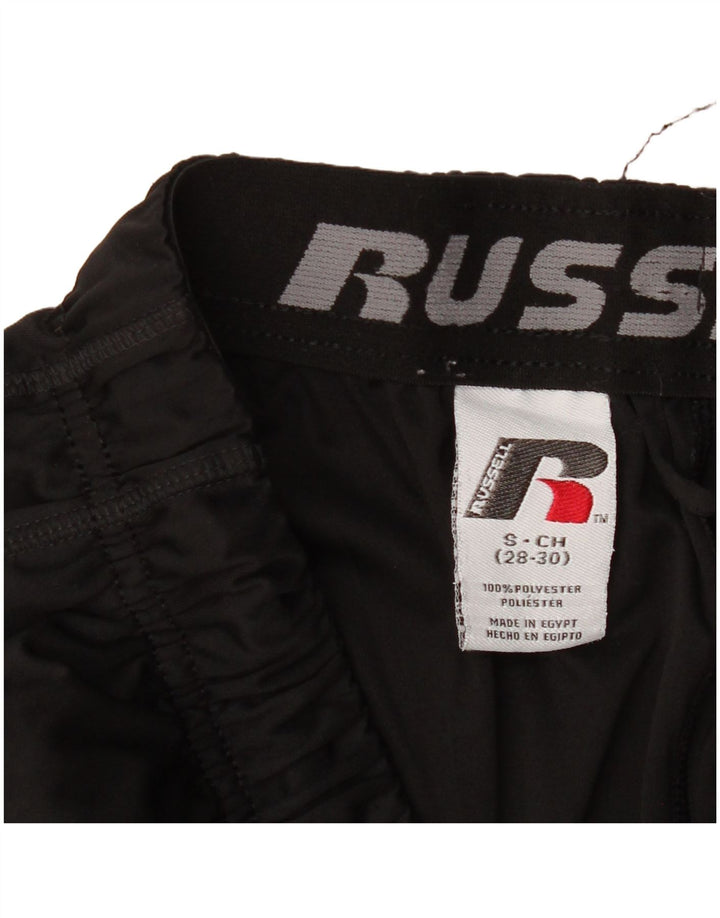 Мужские спортивные шорты RUSSELL ATHLETIC Dri-Power, маленькие черные из полиэстера