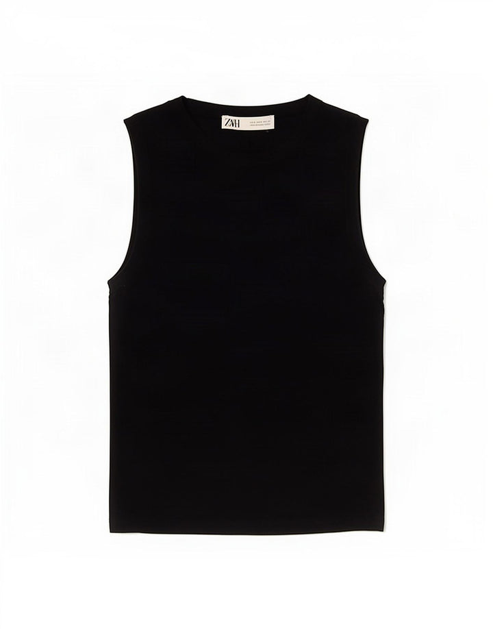 Женский жилет Zara Top UK 8, маленький, темно-синий