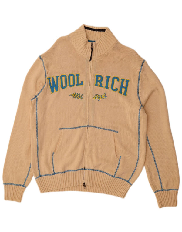 Мужской кардиган с рисунком WOOLRICH XL, бежевый, хлопок