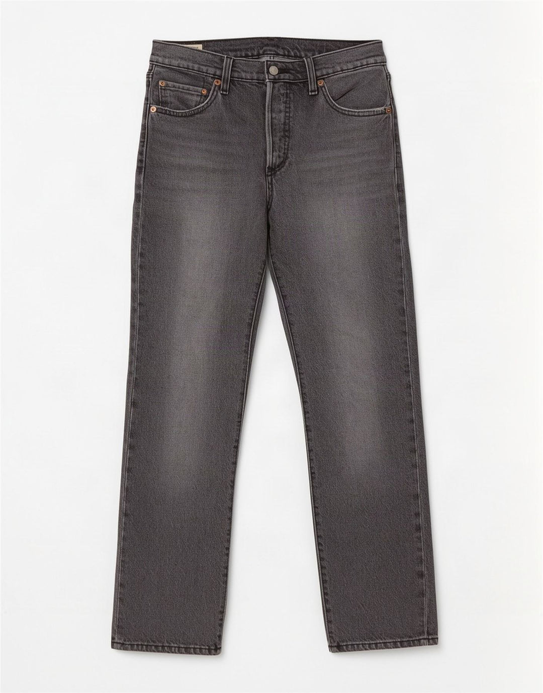 Мужские прямые джинсы Levi's 501 W28 L27 серые, хлопок
