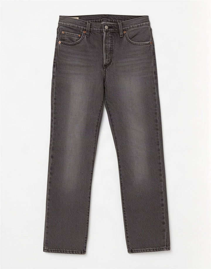 Мужские прямые джинсы Levi's 501 W28 L27 серые, хлопок