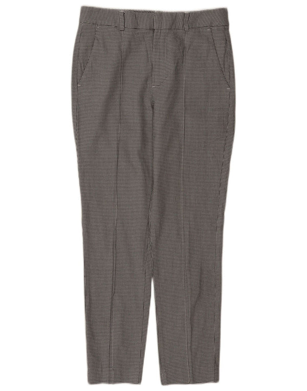 Massimo Dutti Женские узкие брюки чинос 2XS W24 L26 Темно-синие с узором 