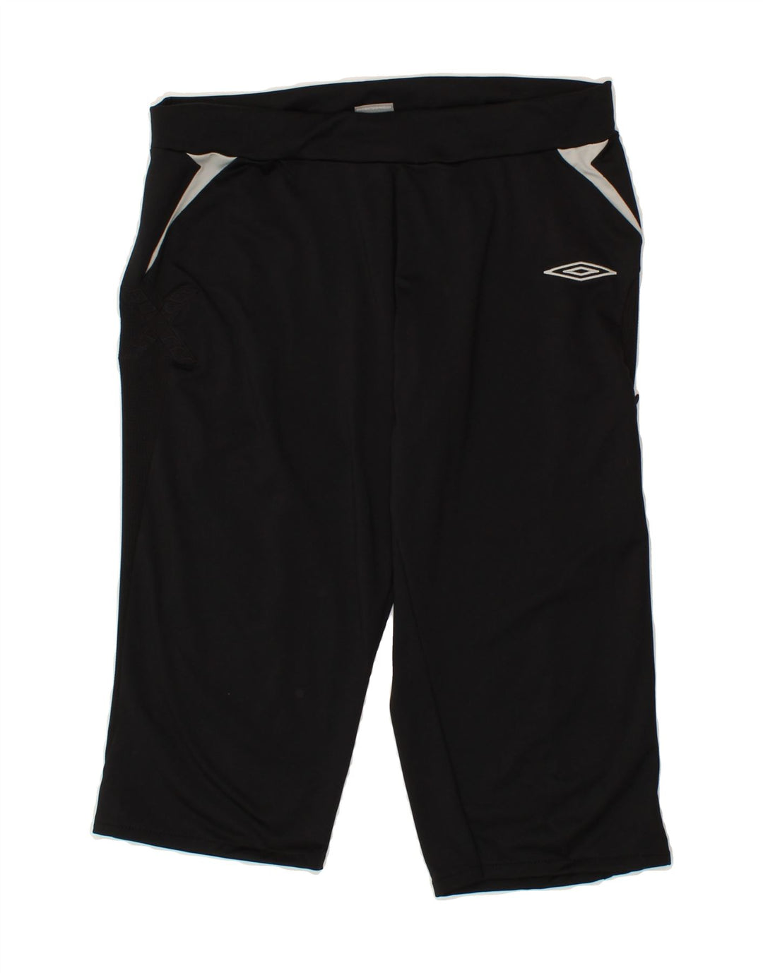 UMBRO Womens Bermuda Sport Shorts UK 14 Medium Black Vintage Umbro and Second-Hand Umbro from Messina Hembry 