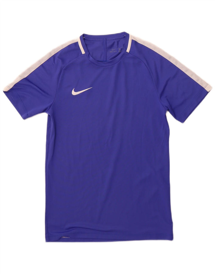Мужская футболка NIKE Dri Fit, маленький синий, цветной блок