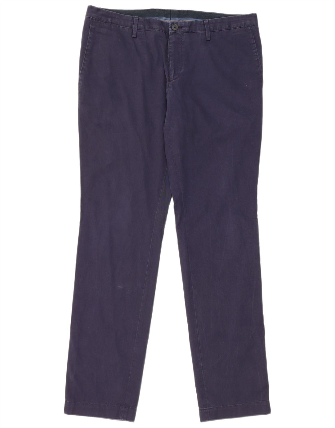 Мужские узкие брюки-чиносы HUGO BOSS EU 50, большие W34 L32, темно-синие, хлопок