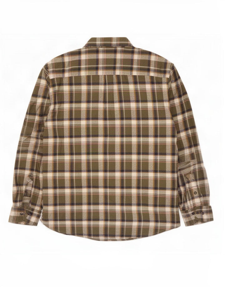 Мужская фланелевая рубашка Marks & Spencer 2XL, зеленая клетка, хлопок