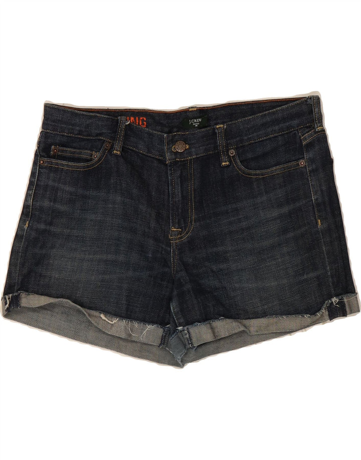 J. CREW Womens Denim Shorts W34 Large  Navy Blue Cotton Vintage J. Crew and Second-Hand J. Crew from Messina Hembry 