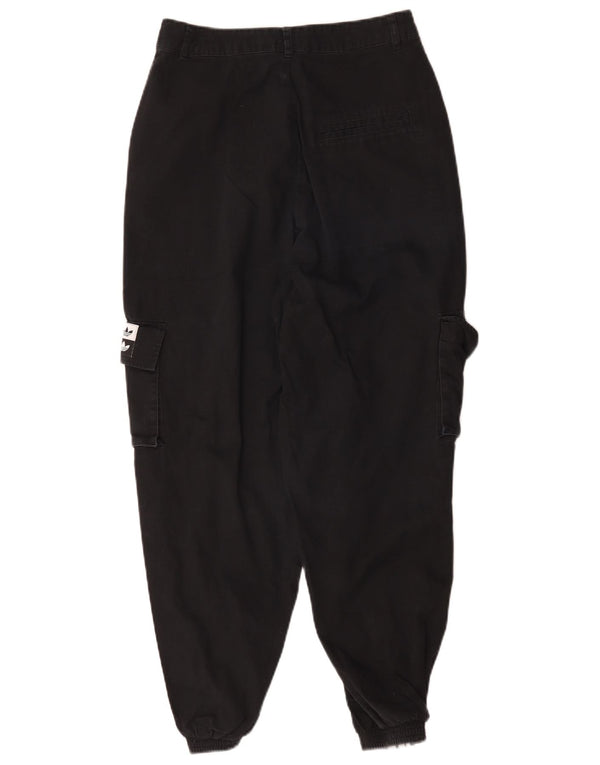 Женские брюки-карго Adidas с графическим принтом UK 8 Small W28 L27 Черные