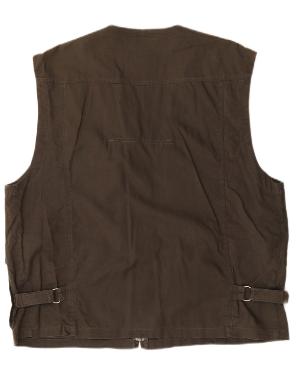 Мужской жилет MC Kee's Utility Gilet UK 42 XL, коричневый хлопок