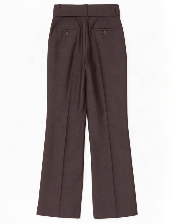 Zara Женские широкие костюмные брюки с завышенной талией EU 36 XS W26 L31 Серые шерстяные