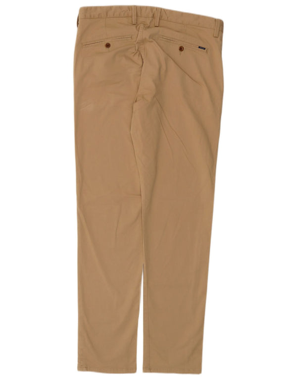 Мужские узкие брюки-чиносы Gant W36 L34, бежевый хлопок