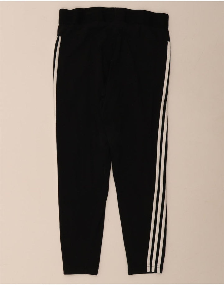 Женские укороченные леггинсы Adidas UK 12, средние, черные