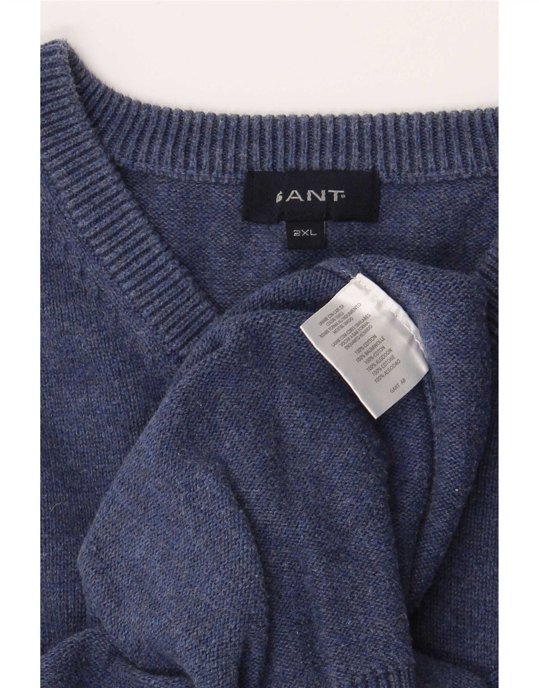Мужская майка Gant 2XL, темно-синий, хлопок