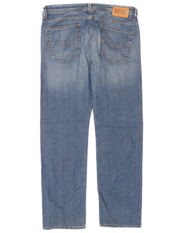 Мужские прямые джинсы Diesel Larkee W36 L32, синий хлопок