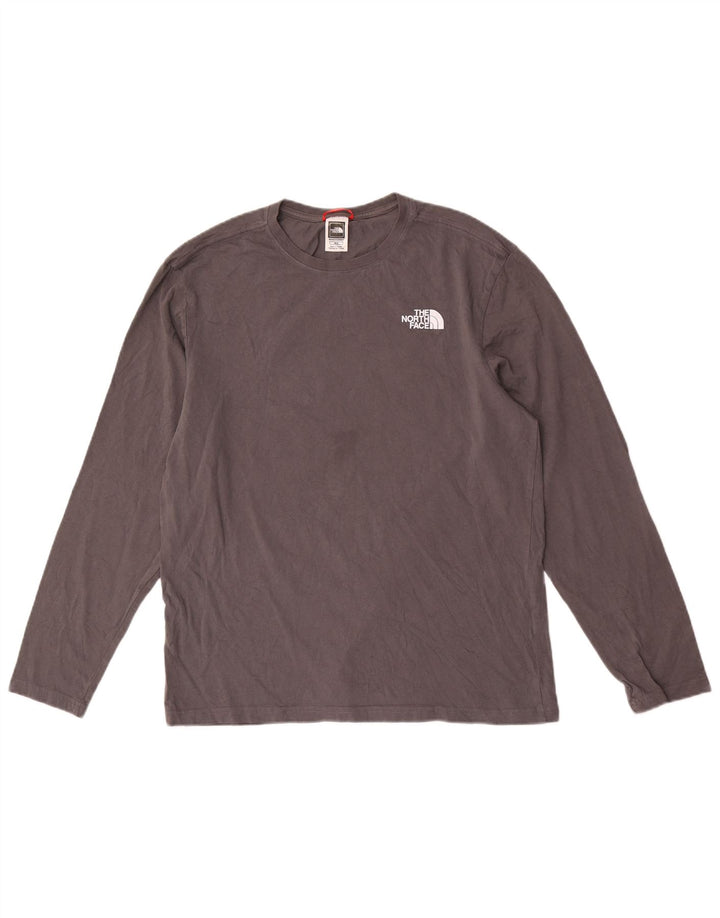 Мужской топ с длинным рукавом The North Face, средний серый
