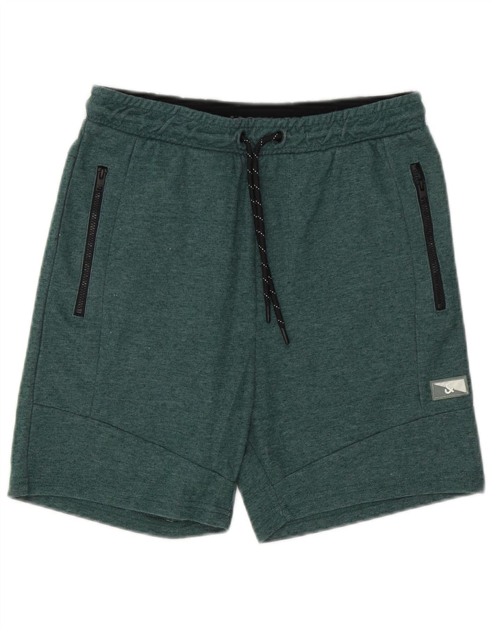 JACK & JONES Мужские спортивные шорты XS Зеленый полиэстер