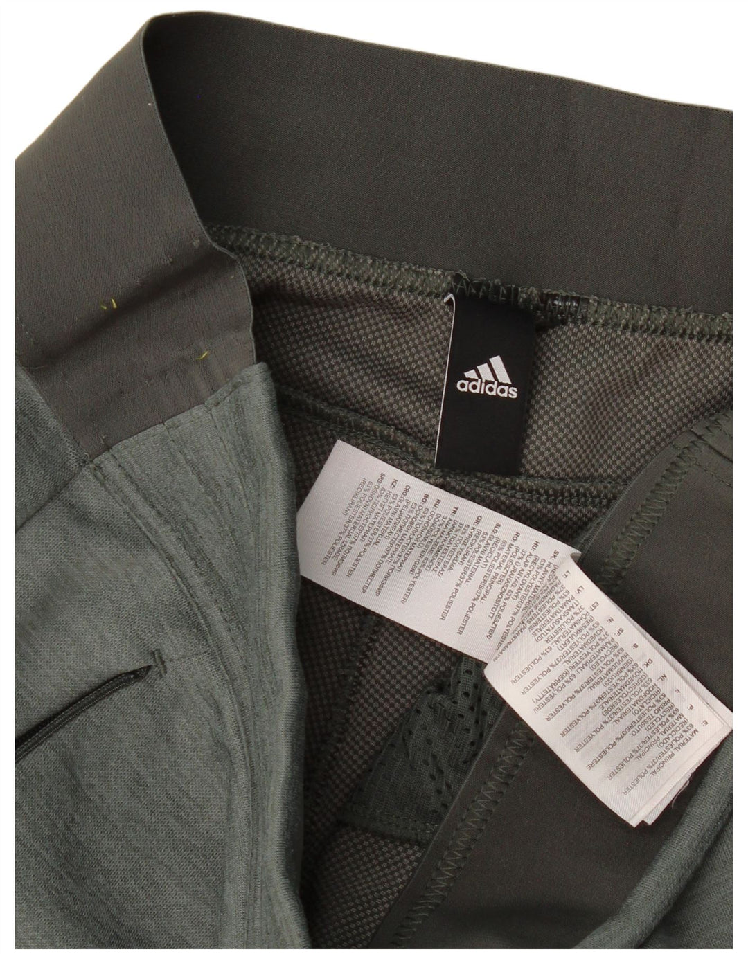 Женские спортивные брюки Adidas UK 14, большой зеленый полиэстер