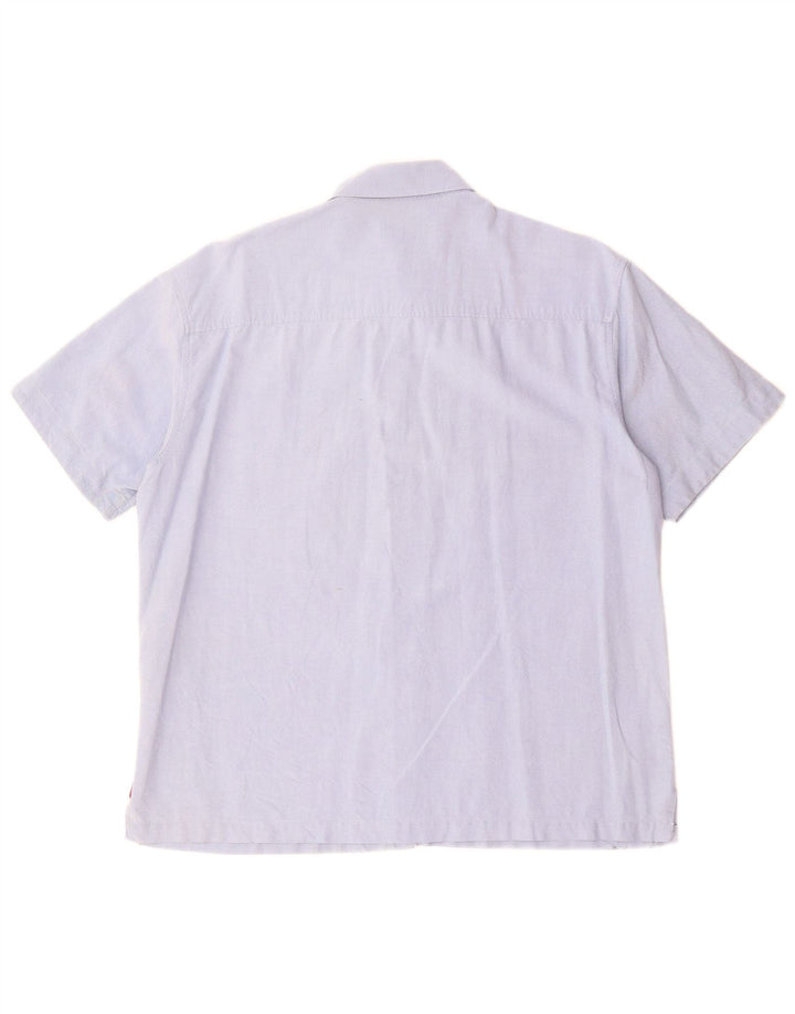 Мужская рубашка с коротким рукавом LEVI'S, большая синяя