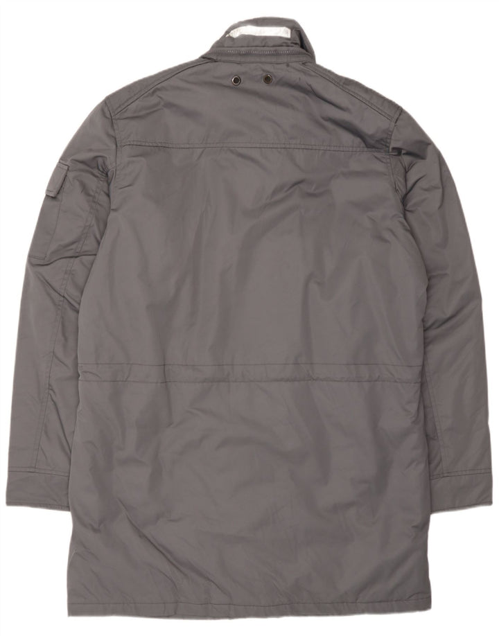 SLAM Mens Padded Coat UK 40 Large Grey Polyester