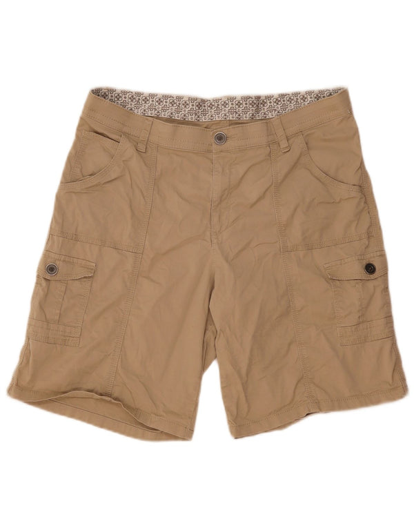 Винтажные женские шорты-карго US14 W34, хлопок цвета хаки