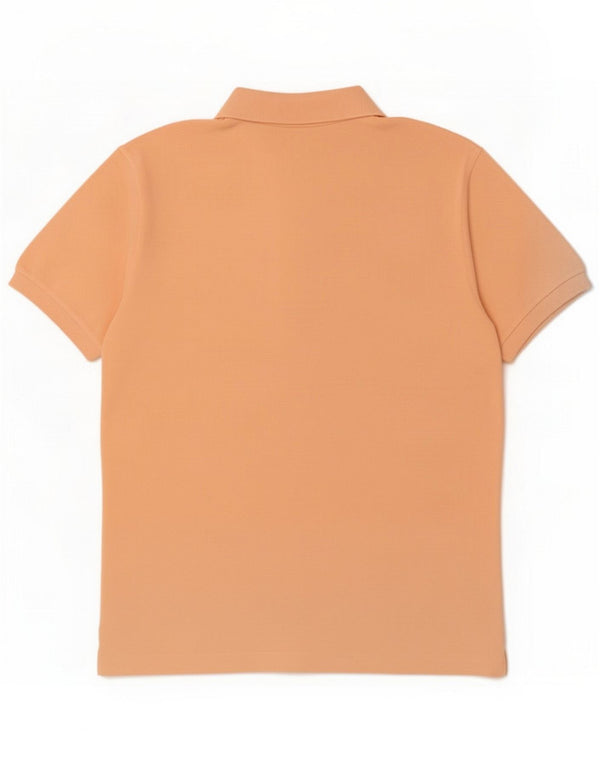 Мужская рубашка-поло Lacoste, размер 7 2XL, розовый хлопок