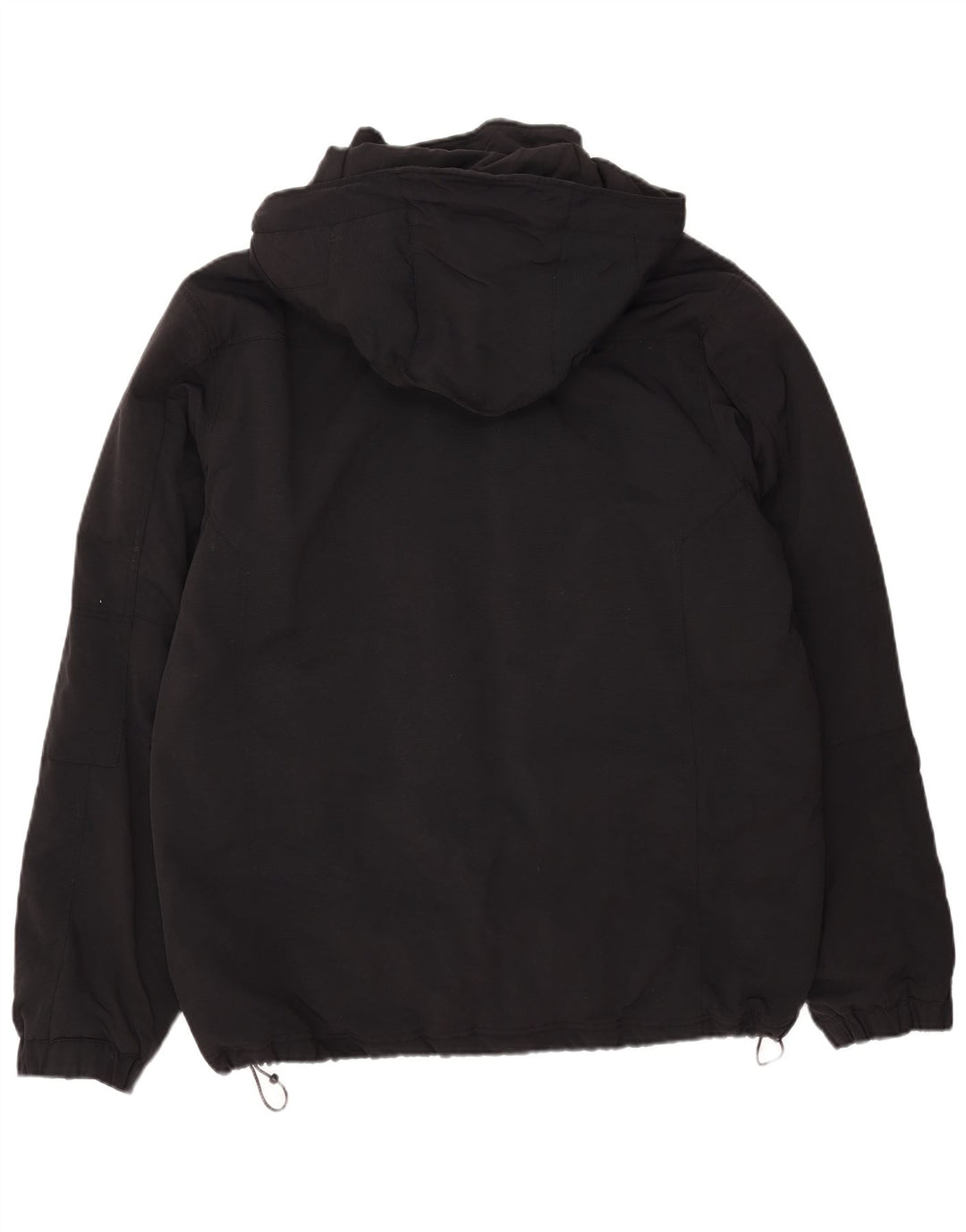 WOOLRICH Mens Hooded Padded Jacket UK 44 2XL Black Nylon