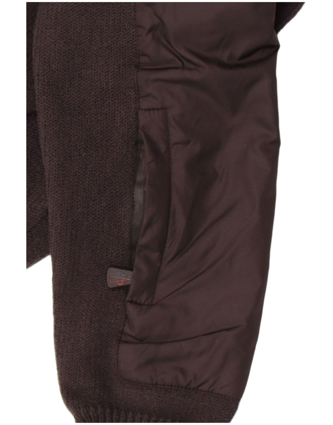 Moncler Мужской джемпер с воротником на молнии, большой серый шерстяной свитер