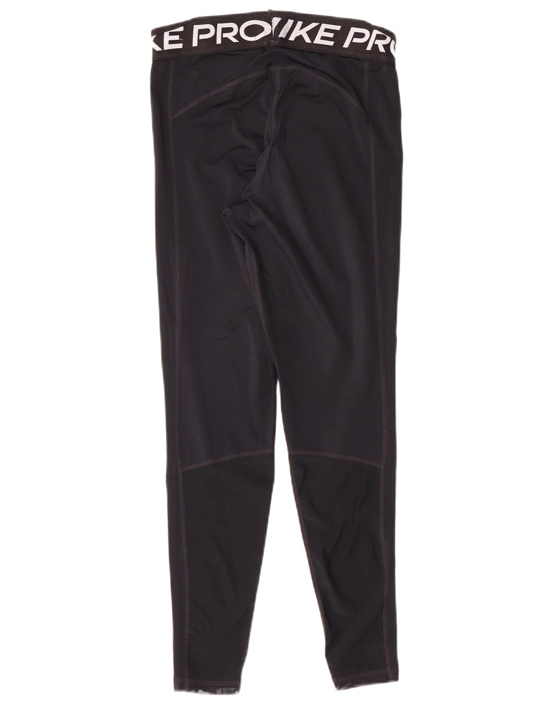 Женские леггинсы с рисунком Nike Dri Fit UK 12, средний черный, полиэстер, спортивные