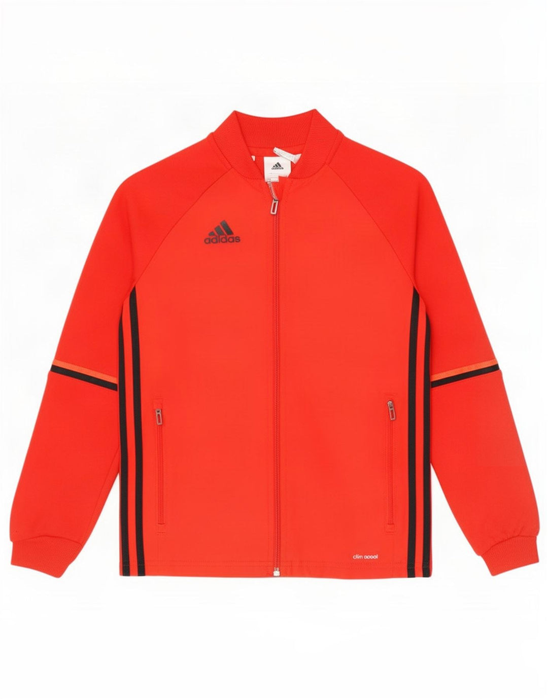 Спортивный костюм Adidas Climacool для мальчиков, верхняя куртка 9–10 лет, красная с цветными блоками