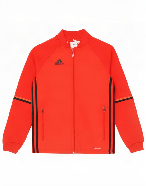 Спортивный костюм Adidas Climacool для мальчиков, верхняя куртка 9–10 лет, красная с цветными блоками