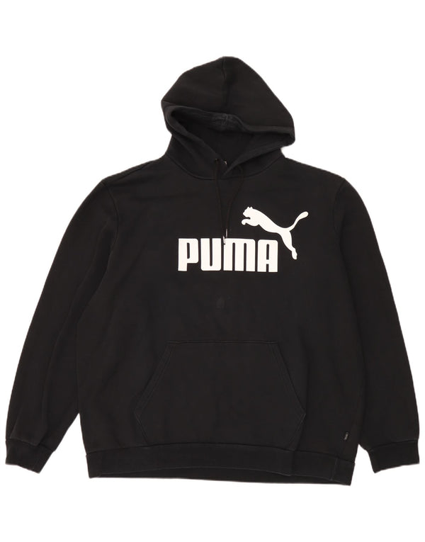 Мужской джемпер с капюшоном Puma 2XL, черный, хлопок