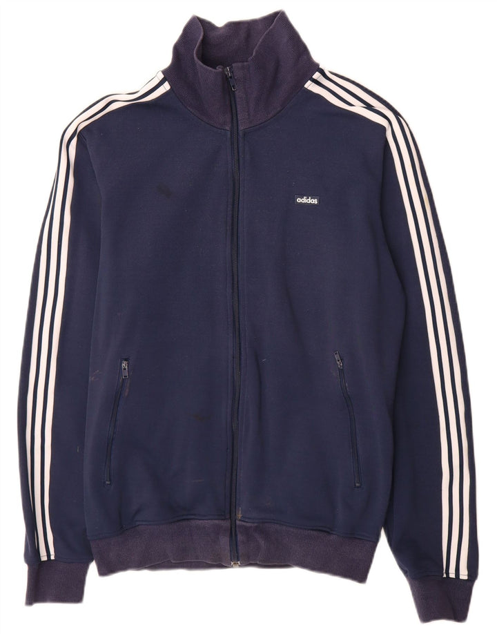 Мужской спортивный костюм Adidas, верхняя куртка, средний темно-синий, полиэстер