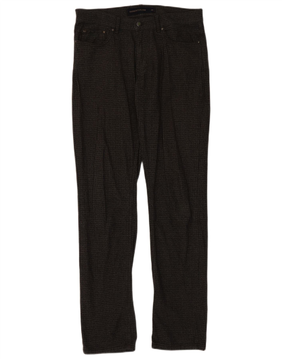 Harmont & Blaine Мужские повседневные брюки IT 48 Medium W34 L34 Серая клетка