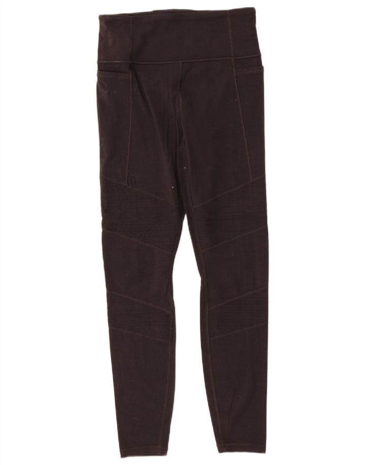 Женские леггинсы ATHLETA UK 10, маленькие, черные, нейлоновые