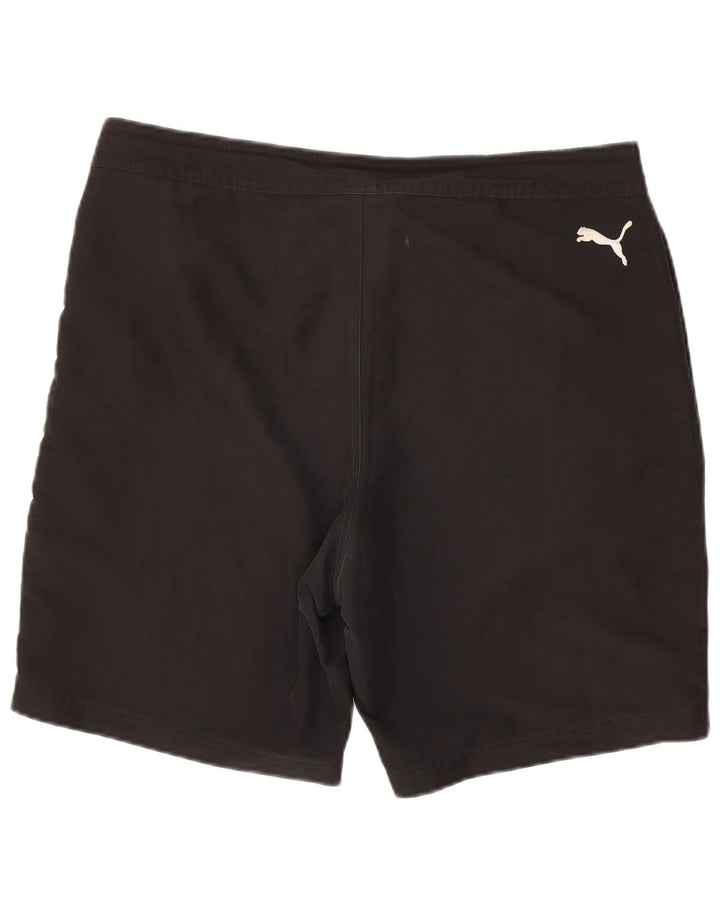 Мужские шорты для плавания Puma с рисунком, большие черные