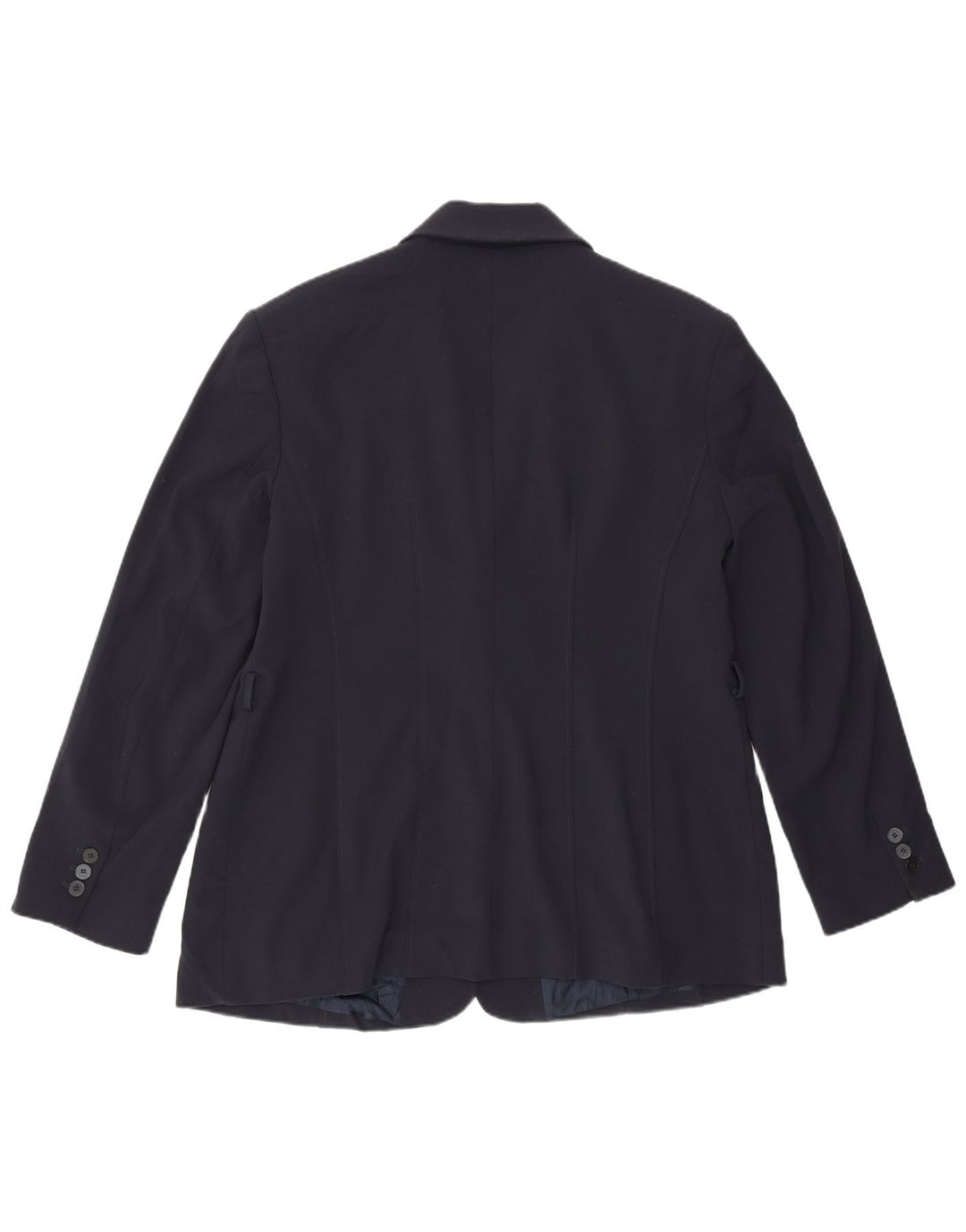 Женский пиджак Zara UK 18 XL, темно-синий, полиэстер