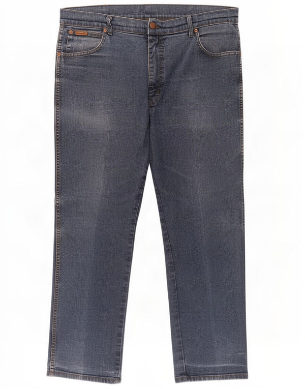 Мужские прямые джинсы Wrangler Texas Stretch W40 L30, синий хлопок