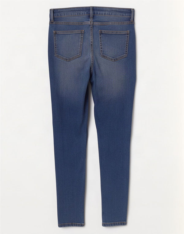 Женские джинсы джеггинсы Marks & Spencer UK 12, средние W30 L30, синие, хлопок