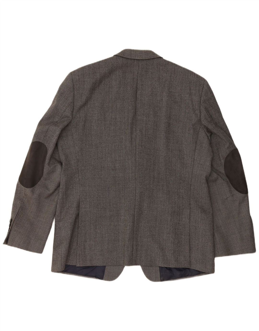 Мужской пиджак PIERRE CARDIN на 2 пуговицах UK 40, большой серый из натуральной шерсти