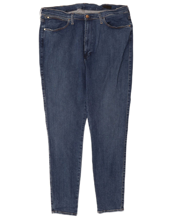 Женские джинсы скинни Wrangler W42 L30 синие, хлопок